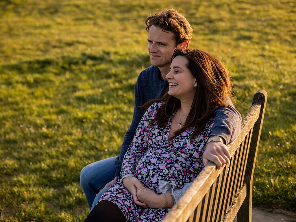 bump maternity photography by petra leigh on sea